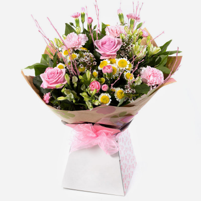 Nature's Choice - Show your love in the best possible way with this gorgeous hand-tied bouquet featuring a fabulous selection of flowers